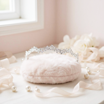 CUBIC ZIRCONIA COLLECTION - EXQUISITE CRYSTAL HEADBAND - AHB228