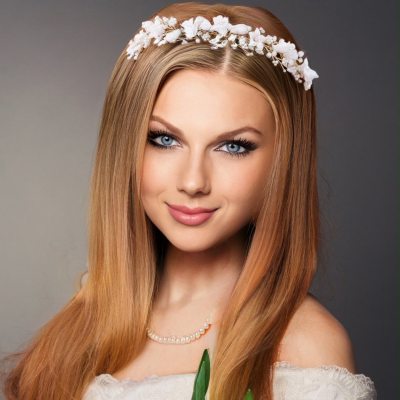ATHENA COLLECTION - SPARKLING ROMANCE HEADBAND - AHB142 GOLD