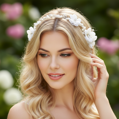 ANAIS Bohemian Chic Headpiece HP7- SILVER - SASSB 