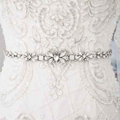 ATHENA COLLECTION - SIMPLY CHIC BRIDAL BELT - BELT 33