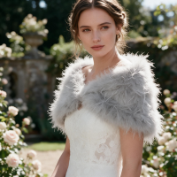 ATHENA COLLECTION - GREY STOLE REDUCED TO CLEAR SAMPLE STOCK