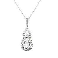CUBIC ZIRCONIA COLLECTION - DAINTY DIVA NECKLACE - CZNK159