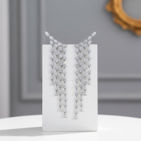 CUBIC ZIRCONIA COLLECTION - RADIANCE CASCADE EARRINGS - CZER959