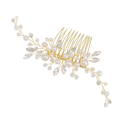 ATHENA COLLECTION - HARMONY PEARL COMB -HC235 GOLD