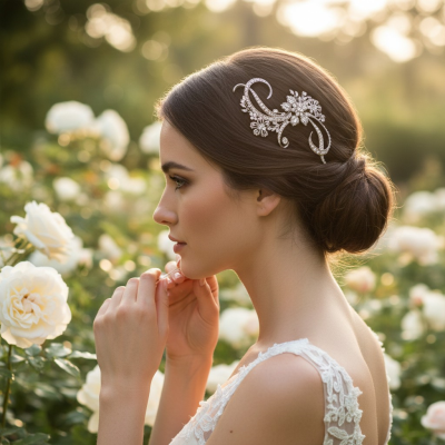 ELITE COLLECTION - Bejewelled Starlet Comb - HC204