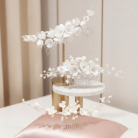 ATHENA FLORAL COMB COLLECTION - SILVER