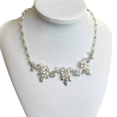 ATHENA COLLECTION -FLOWER NECKLACE SET - SAMPLE 61