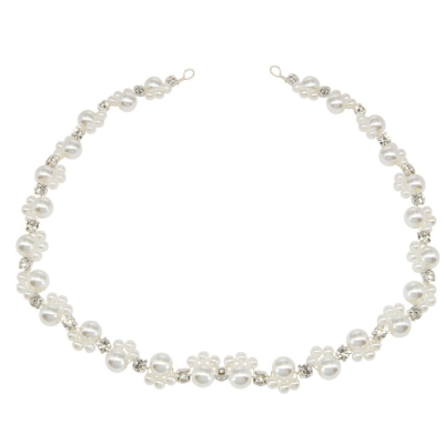 ATHENA COLLECTION - PEARL CLUSTER VINE - HP206 SILVER