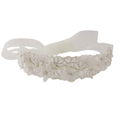 Exquisite Bridal Belt - Ivory -Sash 10 - 
